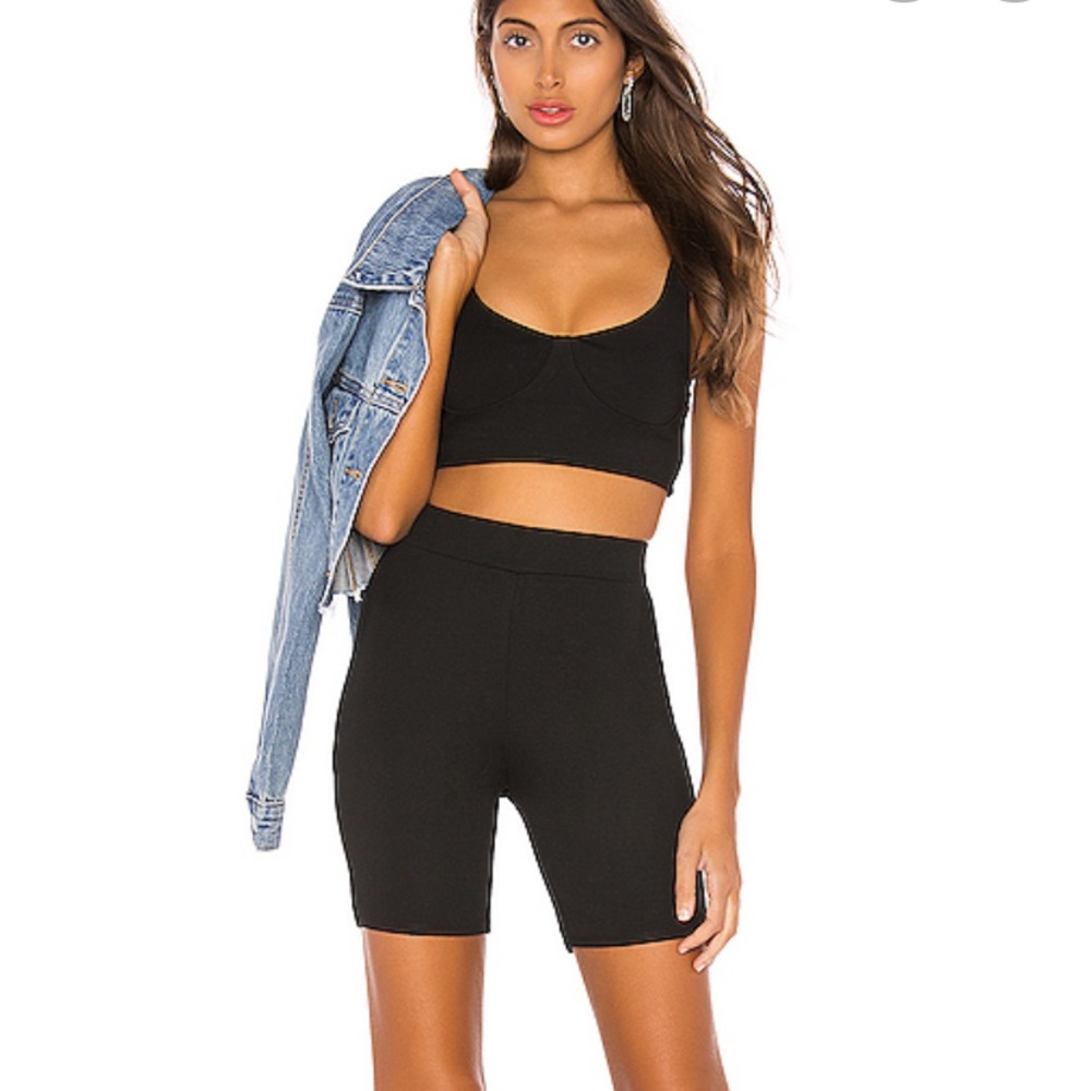 REVOLVE SUPERDOWN BIKER SHORT SET